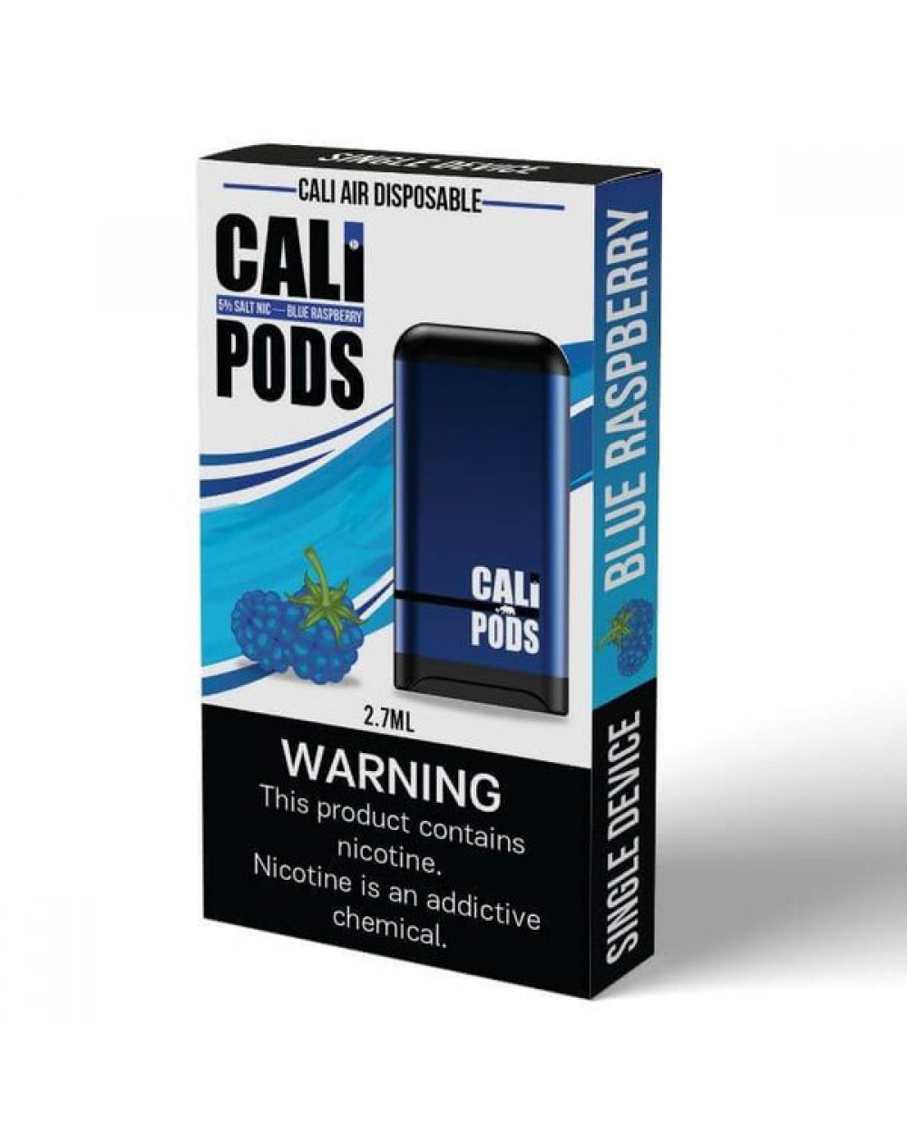Calli Blue Raspberry Cali Air Blue Raspberry Disposable Device | VapingeLiquid.com