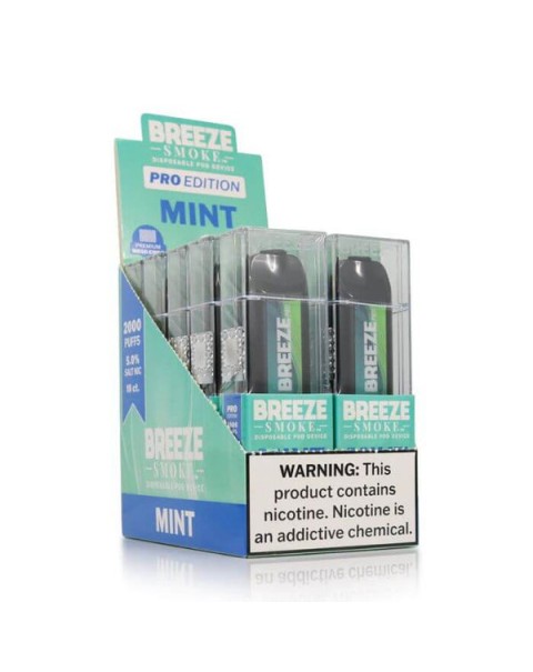 Breeze Pro Tobacco Free Nicotine Disposable Vape - 10 Pack