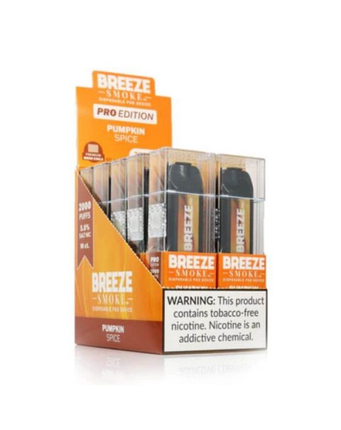 Breeze Pro Tobacco Free Nicotine Disposable Vape - 10 Pack