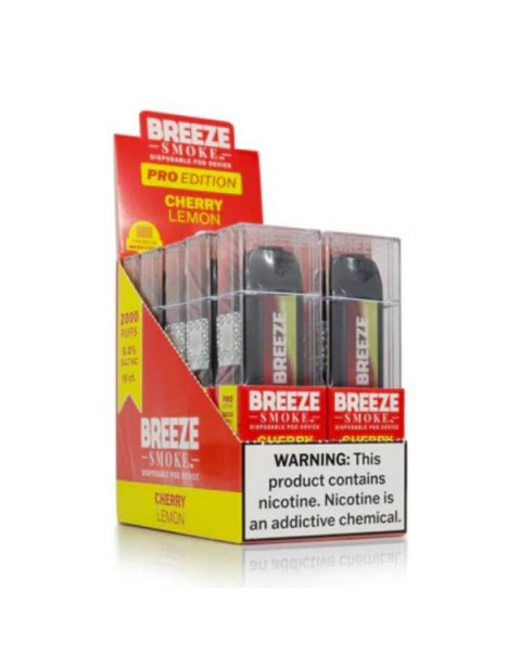 Breeze Pro Tobacco Free Nicotine Disposable Vape - 10 Pack