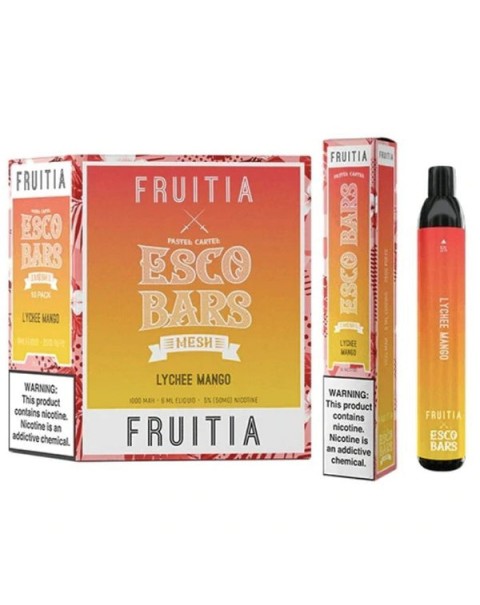 Esco Bars Fruitia Tobacco Free Nicotine Disposable Vape Pen