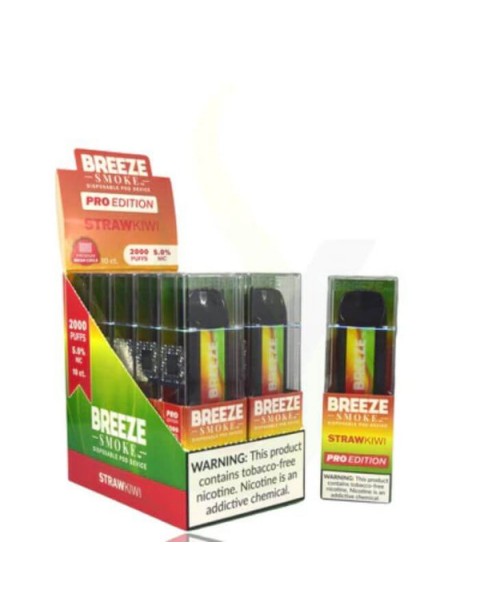 Breeze Pro Tobacco Free Nicotine Disposable Vape - 10 Pack