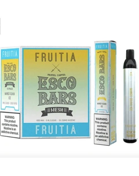 Esco Bars Fruitia Tobacco Free Nicotine Disposable Vape Pen