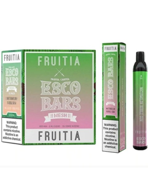 Esco Bars Fruitia Tobacco Free Nicotine Disposable Vape Pen