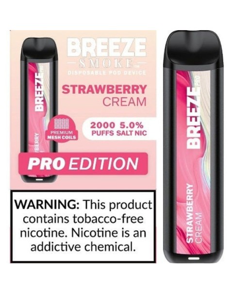 Breeze Pro Tobacco Free Nicotine Disposable Vape - 10 Pack