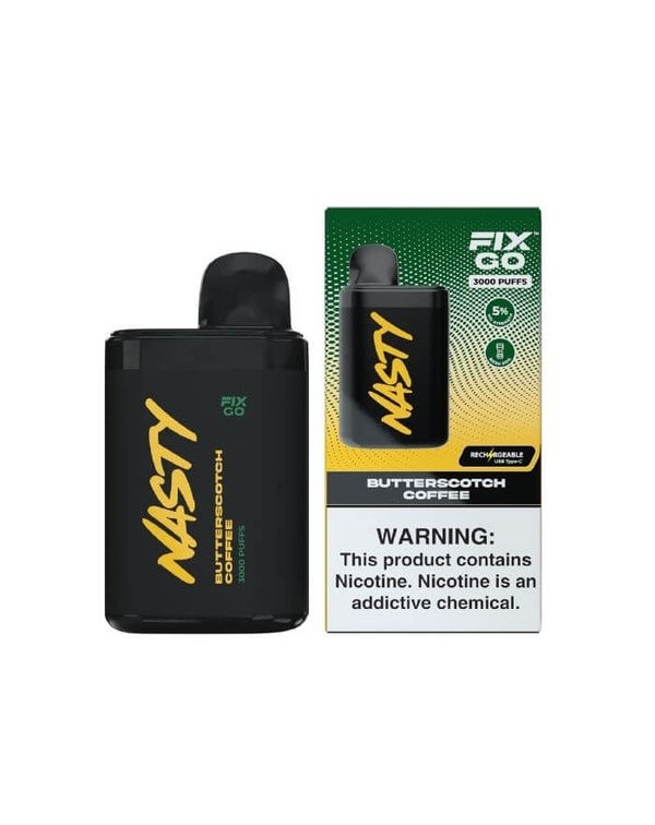 Nasty Fix Go 3000 Puffs Synthetic Nicotine Disposa...