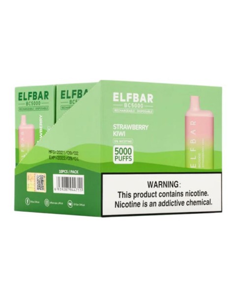 Elf Bar BC 5000 Rechargeable Disposable Vape Pen