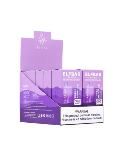 Elf Bar BC 5000 Rechargeable Disposable Vape Pen