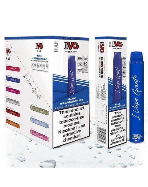 IVG Bar Tobacco Free Nicotine Disposable Vape Pen