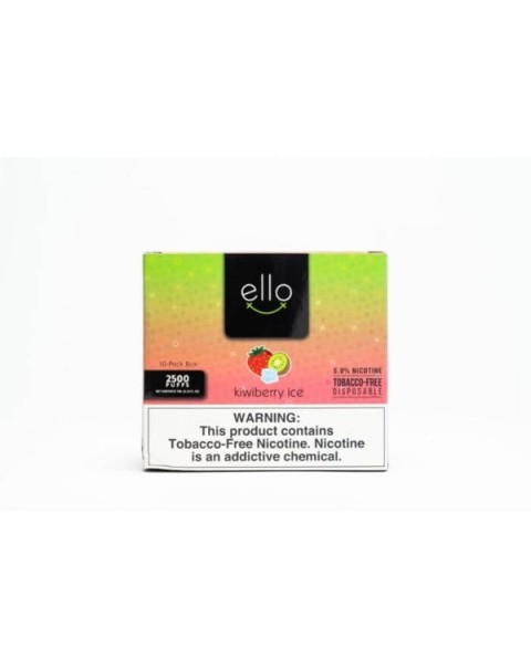 BLVK Ello Tobacco Free Nicotine Disposable Vape Pen