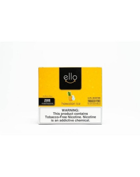 BLVK Ello Tobacco Free Nicotine Disposable Vape Pen
