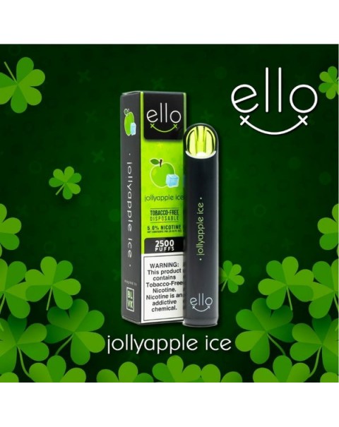 BLVK Ello Tobacco Free Nicotine Disposable Vape Pen