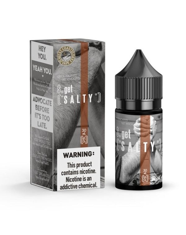 Bourbon Stained by Get Salty Nicotine Salt E-Liqui...