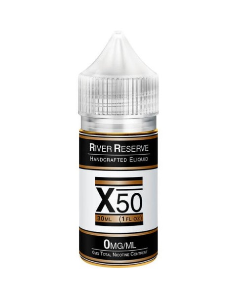 X-50 Tobacco Free Nicotine E-liquid by River Reserve