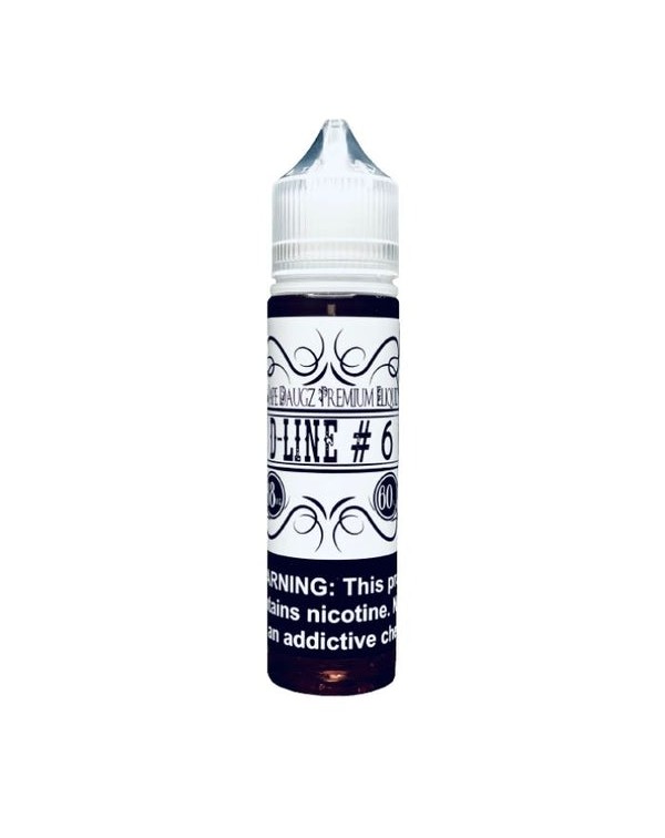 D-Line #6 Tobacco Free Nicotine Vape Juice by Vape...