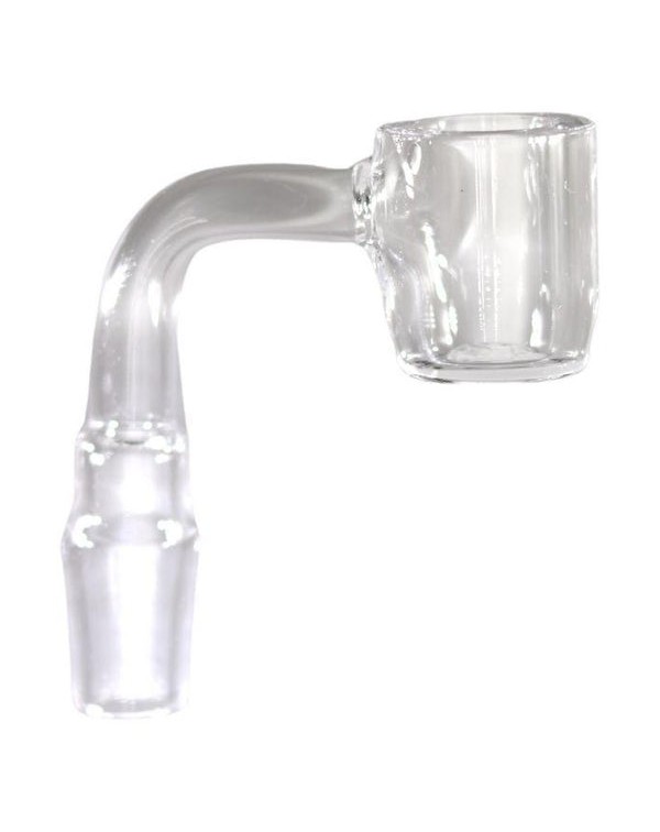 Quartz Banger Large Clear Flat Smoking Pipe Access...