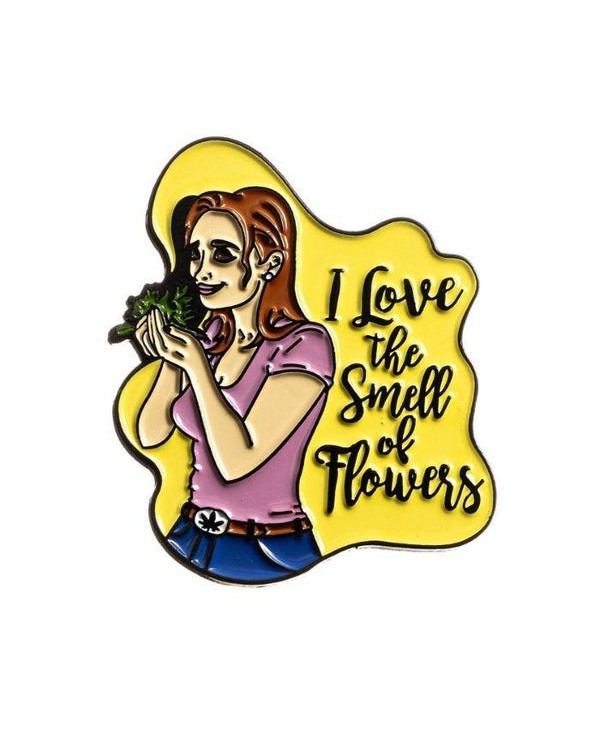 I Love the Smell of Flowers Pin by Prizecor