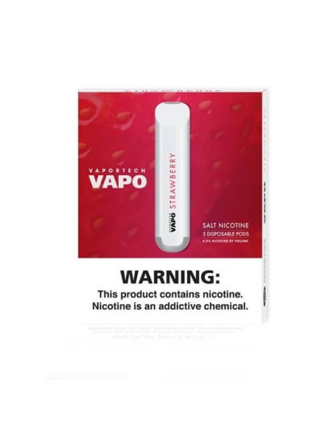 VaporTech Vapo Pods Strawberry Disposable Pod Device