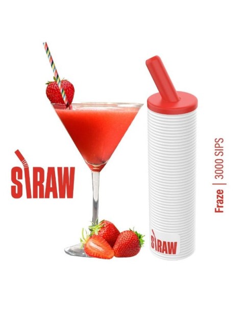 Straw 3000 Sips Synthetic Nicotine Disposable Vape Pen