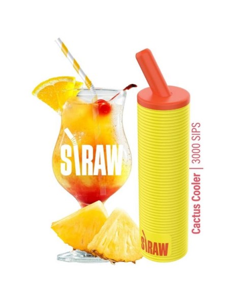 Straw 3000 Sips Synthetic Nicotine Disposable Vape Pen