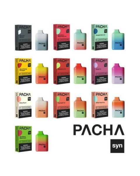 Pacha Syn 4500 Puffs Synthetic Nicotine Disposable Vape Pen