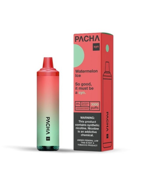 Pacha Syn 3000 Puffs Synthetic Nicotine Disposable Vape Pen