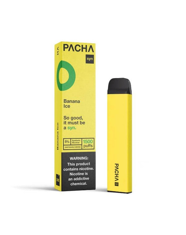 Pacha Syn 1500 Puffs Synthetic Nicotine Disposable...