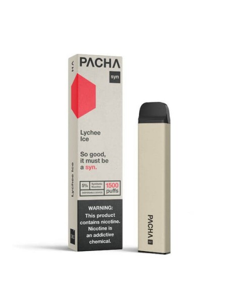 Pacha Syn 1500 Puffs Synthetic Nicotine Disposable Vape Pen