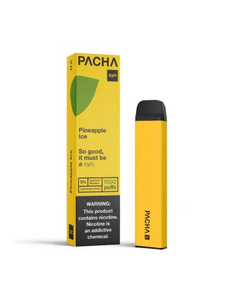 Pacha Syn 1500 Puffs Synthetic Nicotine Disposable Vape Pen