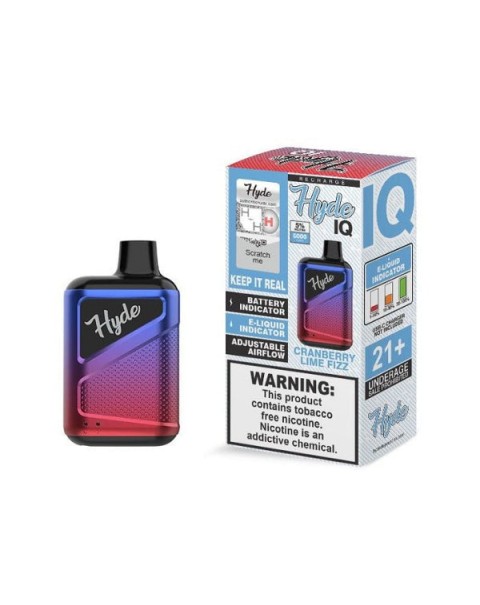 Hyde IQ Recharge Tobacco Free Nicotine Disposable Vape