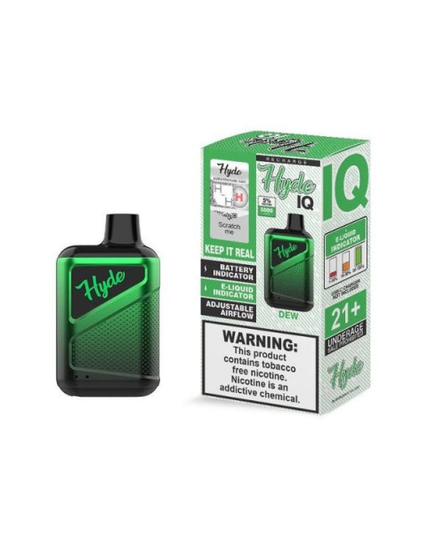 Hyde IQ Recharge Tobacco Free Nicotine Disposable Vape