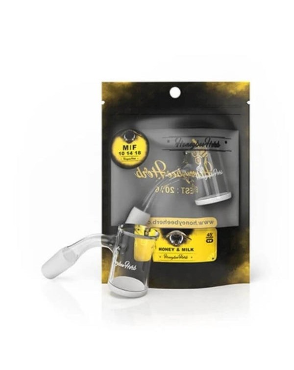 Honey & Milk Bevel SW 45 Degree Quartz Nail by Hon...
