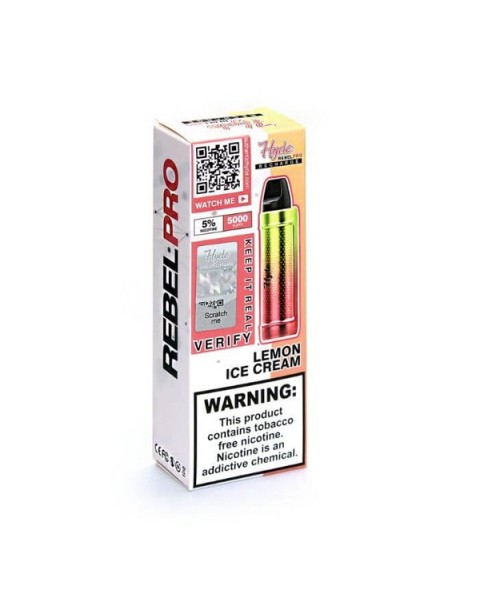 Hyde Rebel PRO Tobacco Free Nicotine Disposable Vape Pen