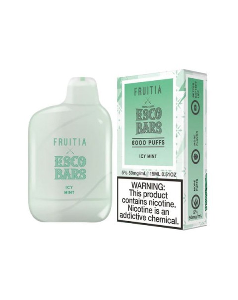 Esco Bars Fruitia 6000 Tobacco Free Nicotine Disposable Vape - 10 Pack