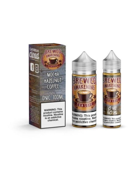 Brewed Awakening Mocha Hazelnut Coffee by Caribbean Cloud Company eJuice